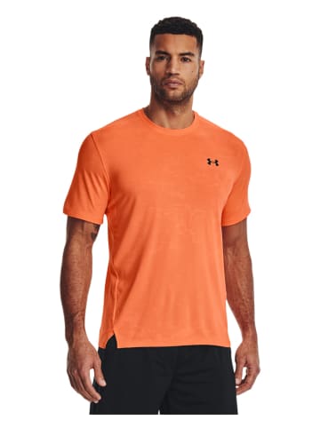 Under Armour Koszulka sportowa "Tech Vent" w kolorze pomarańczowym