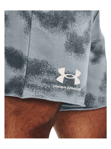 Under Armour Szorty sportowe "Rival Terry" w kolorze szaro-antracytowym