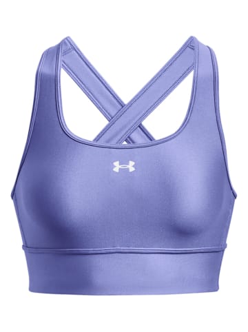 Under Armour Biustonosz sportowy "Crossback" w kolorze fioletowym