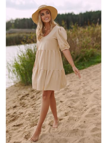 Makadamia Kleid in Beige