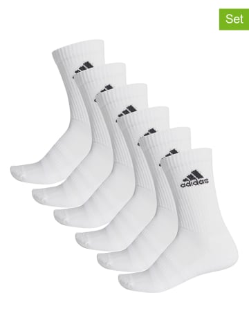 adidas Skarpety (6 par) w kolorze białym
