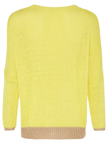 Mexx Sweter w kolorze żółtym
