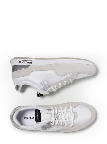 North Sails Sneakersy w kolorze biało-jasnoszarym
