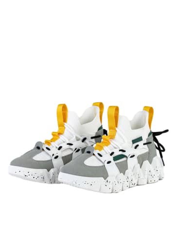 Musk Sneakers in Weiß/ Gelb