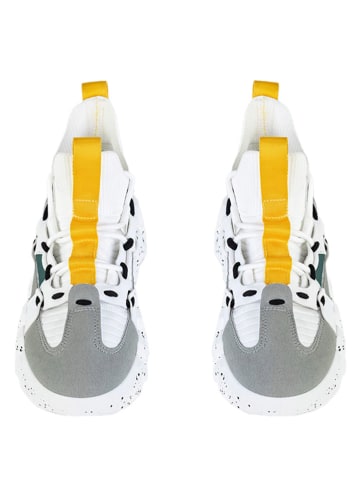 Musk Sneakers in Weiß/ Gelb