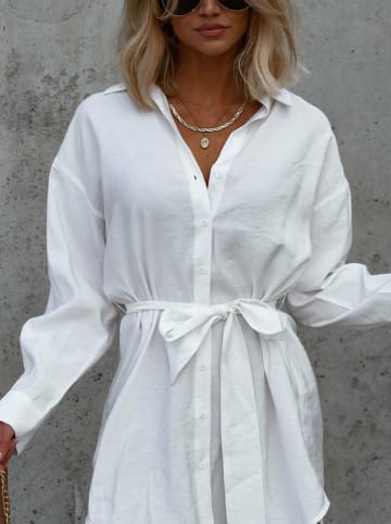 Milan Kiss Hemdkleid in Weiß