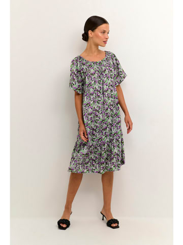 Kaffe Jurk "Lorania" paars/groen