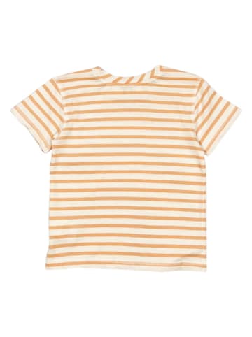 ebbe Shirt "Steven" in Orange/ Weiß