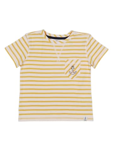 ebbe Shirt "Steven" in Gelb/ Weiß