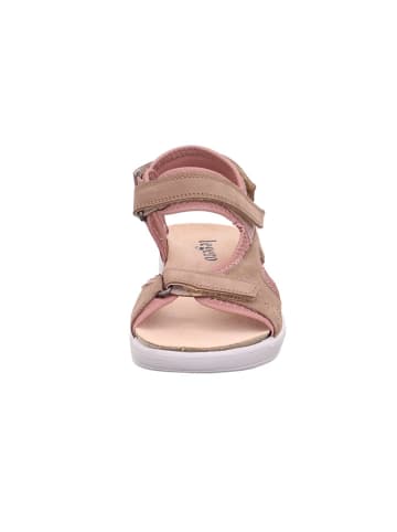 Legero Leder-Keilsandaletten "Fly" in Beige