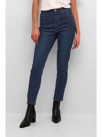 Kaffe Dżinsy "Sinem" - Slim fit - w kolorze granatowym