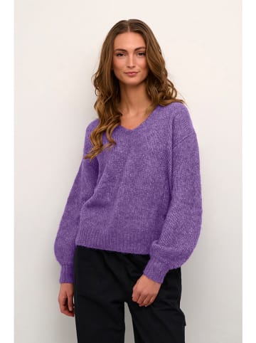 Kaffe Sweter "Sarla" w kolorze fioletowym