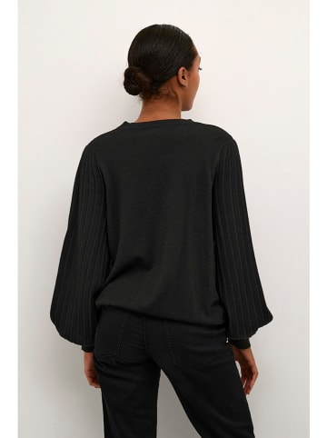 Kaffe Pullover "Alone" in Schwarz