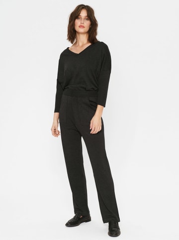 SAINT TROPEZ Marlenehose "Lucie" in Anthrazit