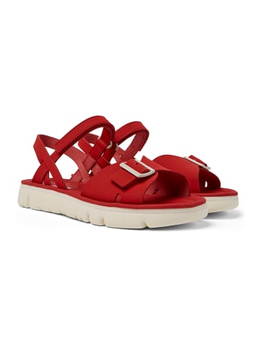 Camper Leder-Sandalen "Oruga" in Rot