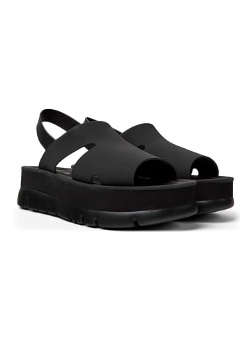 Camper Skórzane sandały "Oruga Up" w kolorze czarnym