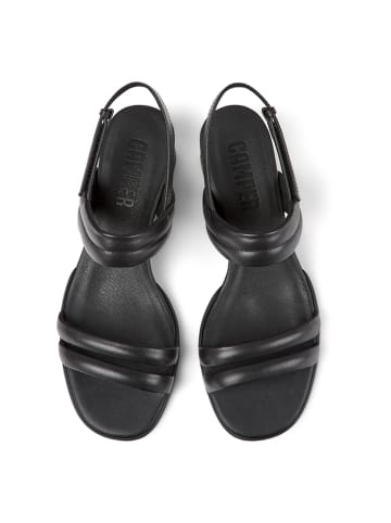 Camper Skórzane sandały "Katie" w kolorze czarnym