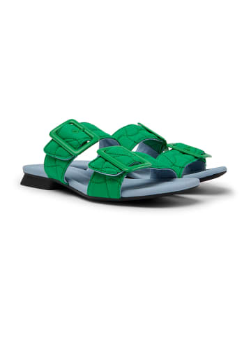 Camper Slippers "Casi Myra" groen/lichtblauw