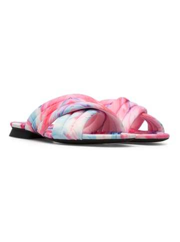 Camper Pantoletten "TWS" in Rosa/ Bunt
