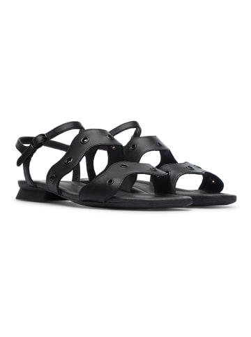 Camper Leder-Sandalen "TWS" in Schwarz