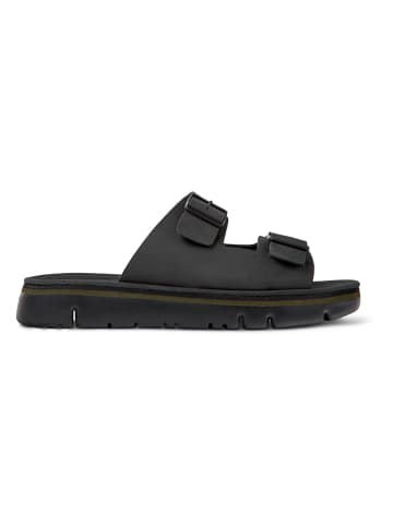 Camper Leren slippers zwart