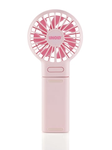 Unold Akku-Handventilator "Breezy" in Rosa - (H)17,5 cm