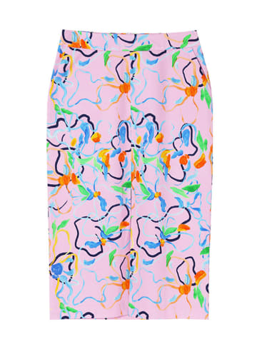 TATUUM Spódnica w kolorze jasnoróżowym ze wzorem