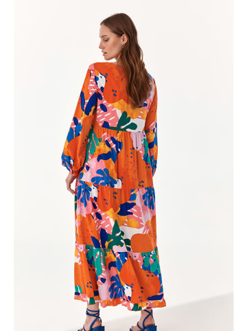 TATUUM Kleid in Orange/ Bunt