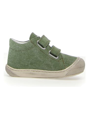 Naturino Skórzane sneakersy w kolorze zielonym