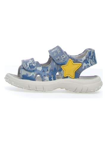 Naturino Skórzane sandały w kolorze niebieskim