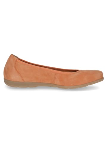 Caprice Leder-Ballerinas "Vivian" in Orange