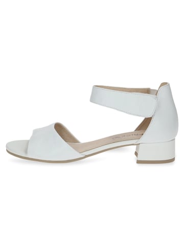 Caprice Leder-Sandaletten "Carla" in Weiß
