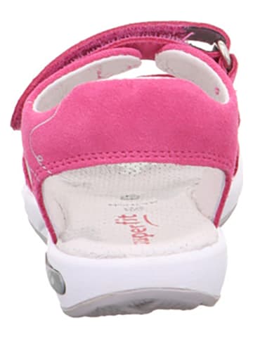 superfit Leren sandalen roze