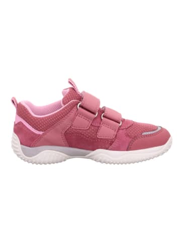 superfit Leder-Sneakers "Storm" in Rosa
