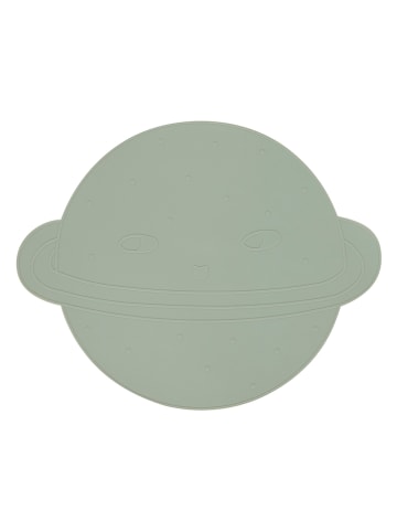 OYOY mini Podkładka stołowa "Planet" w kolorze zielonym - 45 x 36 cm
