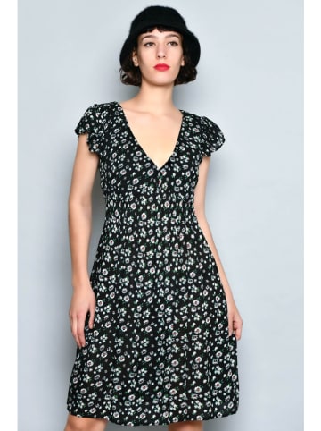 Tarifa Kleid in Schwarz/ Weiß