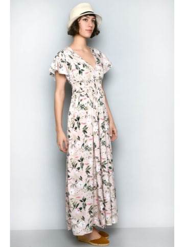 H.H.G. Kleid in Beige/ Grün