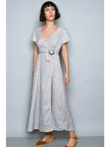 H.H.G. Kleid in Weiß/ Grün/ Rosa