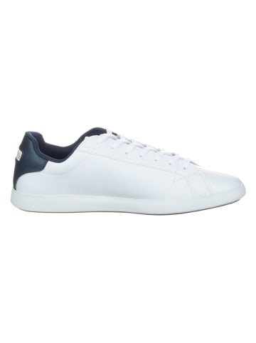 Lacoste Leder-Sneakers "Graduate Tri 1" in Weiß