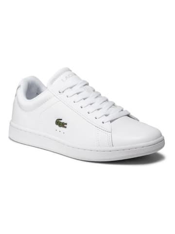 Lacoste Skórzane sneakersy "Carnaby Evo" w kolorze białym