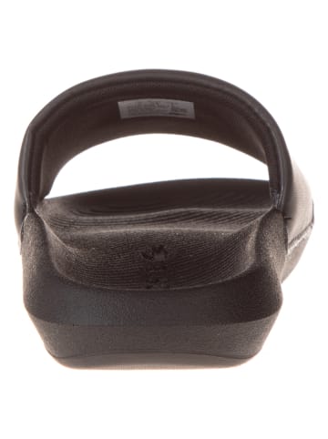 Lacoste Leder-Pantoletten in Schwarz