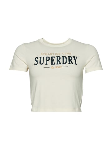 Superdry Koszulka w kolorze kremowym