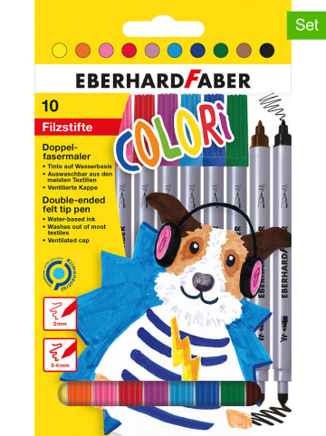Eberhard Faber 2er-Set: Filzstifte "Colori" - 2x 10 Stück