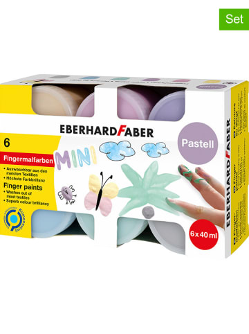 Eberhard Faber 2er-Set: Fingerfarben - je 6 x 40 ml