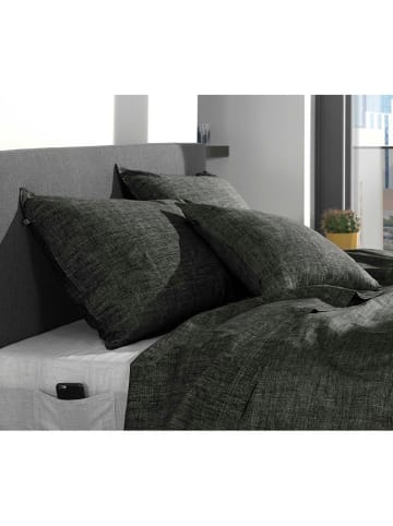 Zo!Home 2-delige set: kussenslopen "Lino" zwart