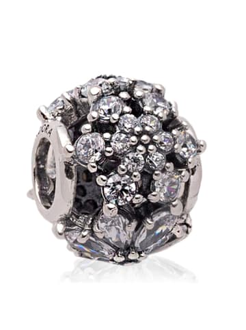 Pandora Silber-Bead mit Edelsteinen