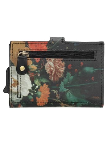 micmacbags Skórzany portfel w kolorze czarnym - 7 x 10 x 1 cm