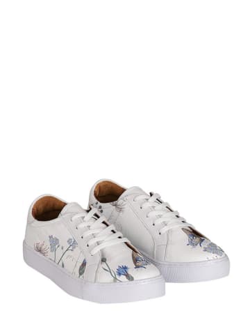 Noosy Leren sneakers wit/meerkleurig