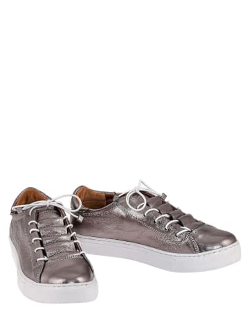 Noosy Leren sneakers grijs