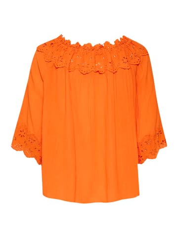 Cream Blouse oranje